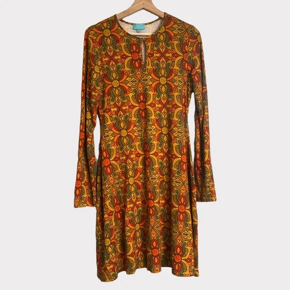 strapless open back dress Retro Floral Tennis Dress